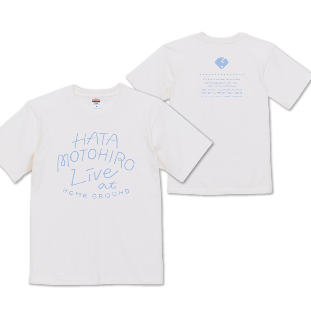 Live at HOME GROUND スケジュールTシャツ / ホワイト | 秦 基博